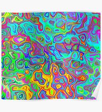 Psychedelic Spring Poster