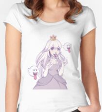 King Boo Peach Women's Fitted Scoop T-Shirt