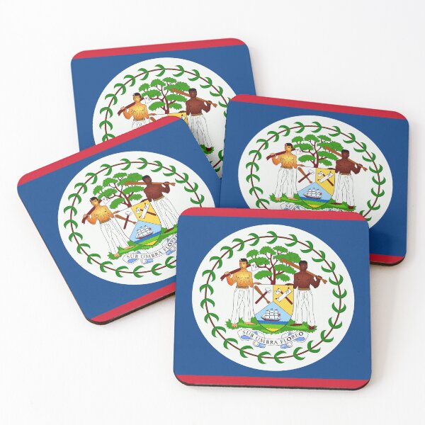 Item preview, Belize Flag designed and sold by YaelleDark.