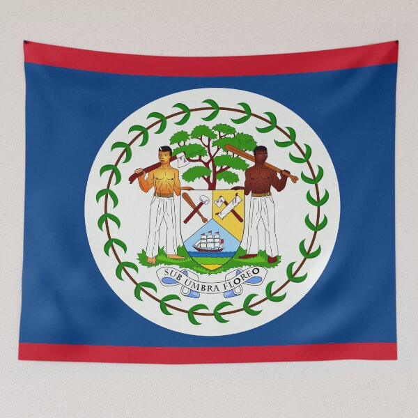 Item preview, Belize Flag designed and sold by YaelleDark.