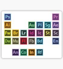 Adobe Table of Elements (Sticker) Sticker