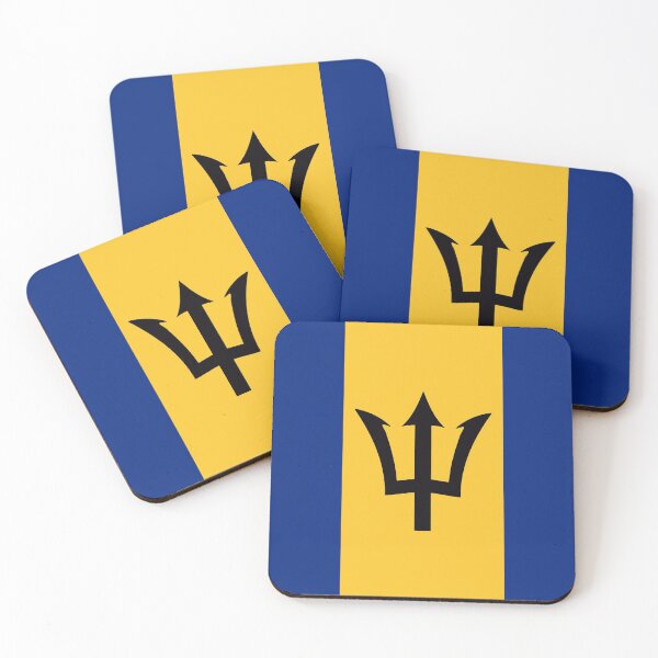 Item preview, Barbados Flag designed and sold by YaelleDark.