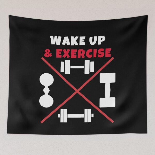 Item preview, Wake up and Exercise  gym Weightlifting designed and sold by we1000.