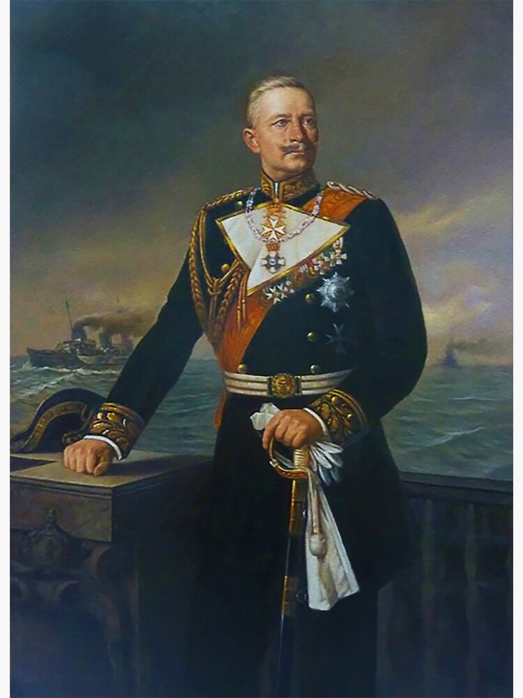 Kaiser Wilhelm II in German Navy Uniform by edsimoneit