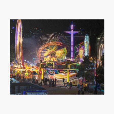 Fairground Attraction (diptych - left side) Art Board Print