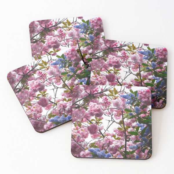 Item preview, Blue and Pink Blooms, London designed and sold by HilaryLeslie.
