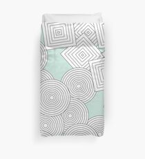 Repeating Patterns - Green Duvet Cover