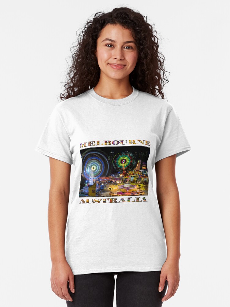 Alternate view of Fairground Attraction (diptych - right side) Classic T-Shirt