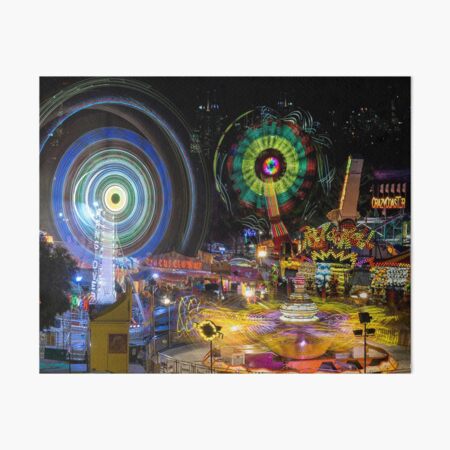 Fairground Attraction (diptych - right side) Art Board Print