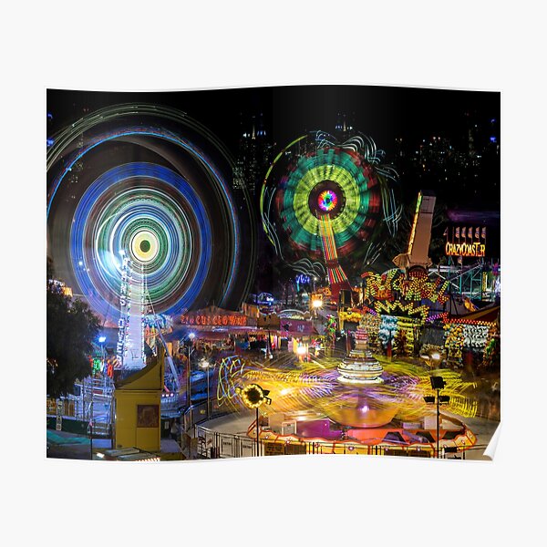 Fairground Attraction (diptych - right side) Poster