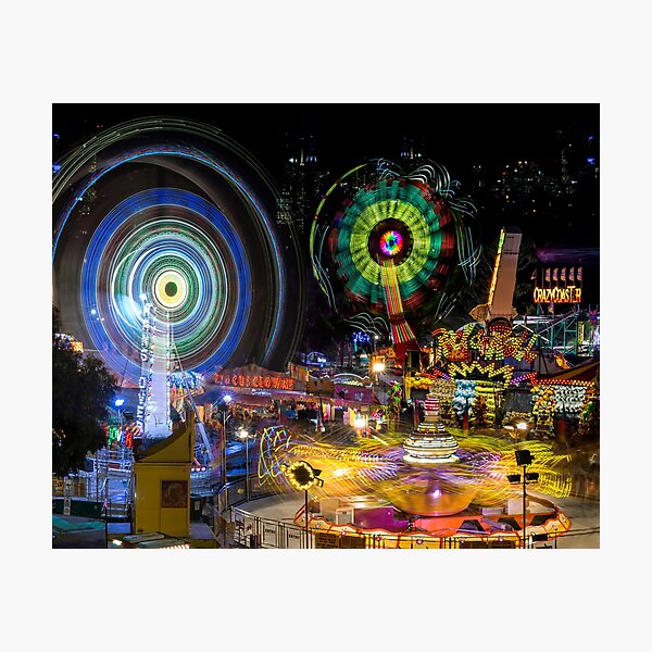 Fairground Attraction (diptych - right side) Photographic Print