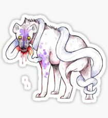 Biting back Sticker