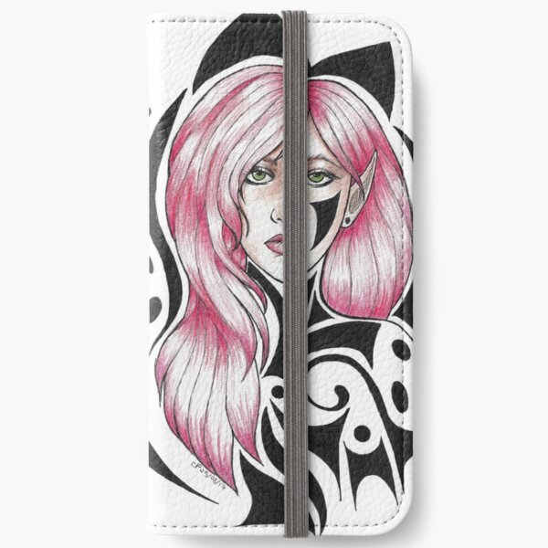 Pink and Black iPhone Wallet