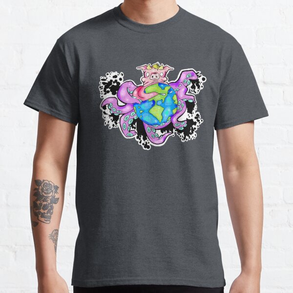 Pigcowtopus Takes Over the World Classic T-Shirt