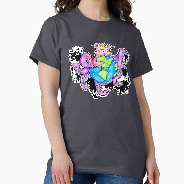 Pigcowtopus Takes Over the World Classic T-Shirt