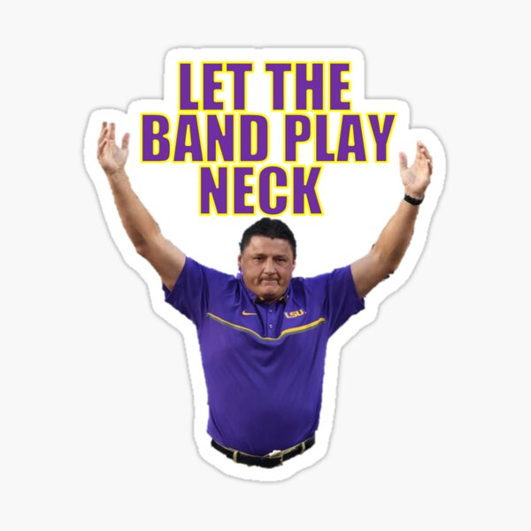 Coach O - Let the Band Play Neck Sticker