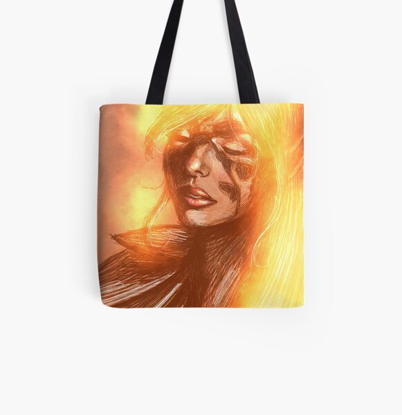 Fireah All Over Print Tote Bag