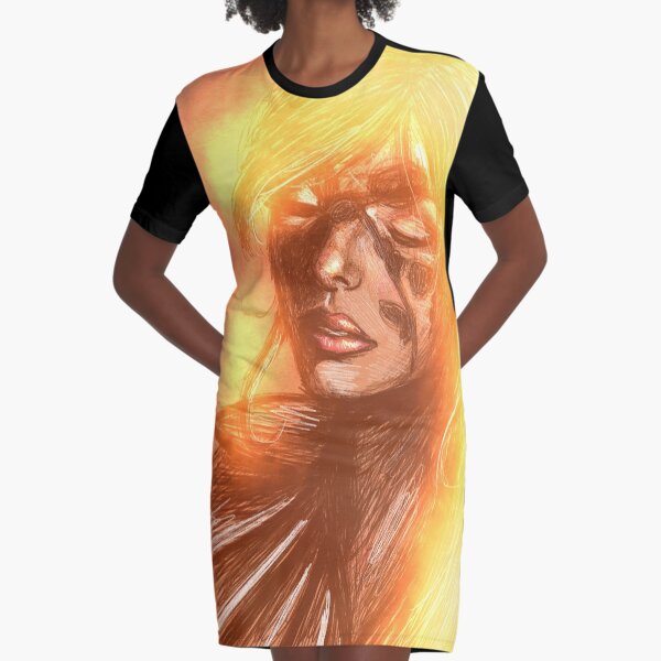 Fireah Graphic T-Shirt Dress