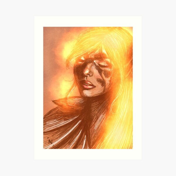 Fireah Art Print