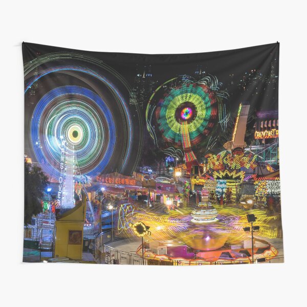 Fairground Attraction (diptych - right side) Tapestry