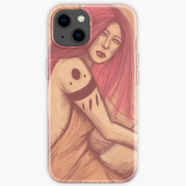 Lady on the Rocks iPhone Soft Case
