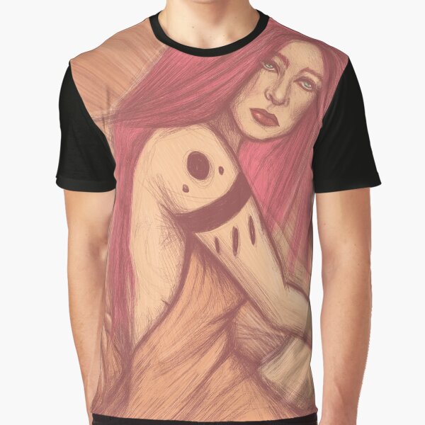 Lady on the Rocks Graphic T-Shirt