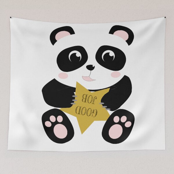 Item preview, Gold Star Panda designed and sold by OBJETDART.