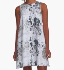 Harmonized Wind Nerves and Mycelium A-Line Dress