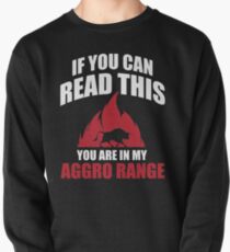 If you can read this you are in my aggro range Pullover