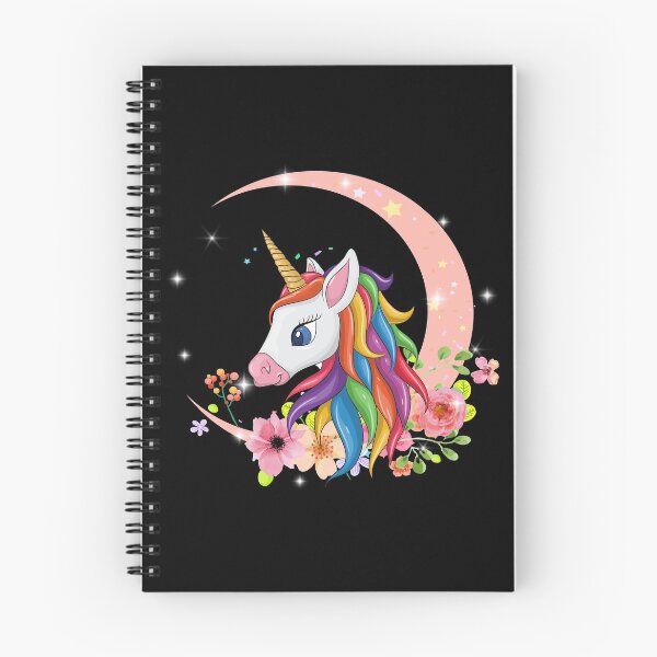 Item preview, Floral Rainbow Hair Unicorn Face designed and sold by evaspark.