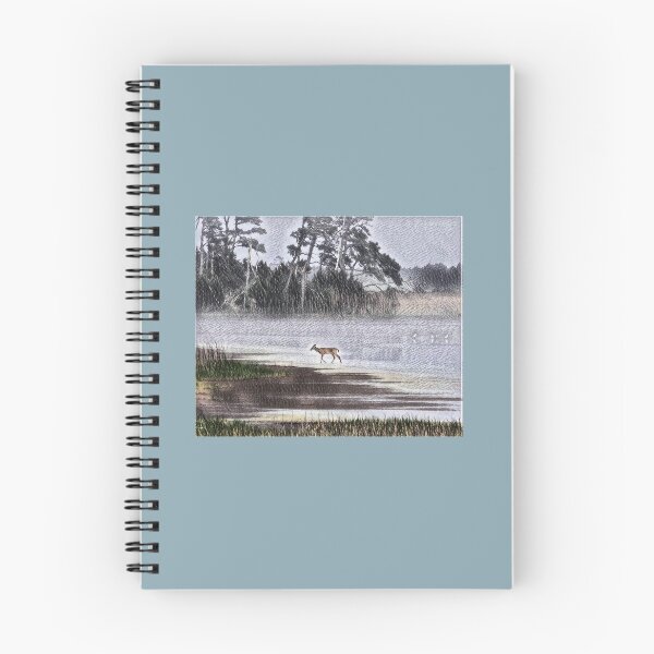 Item preview, Photo sketch- Deer on beach at Chesapeake Island, Virginia designed and sold by fellowsden.