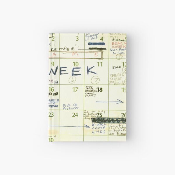Brett Kavanaugh STRAND WOCHE Kalender Notizbuch