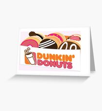 Dunkin Donuts Greeting Cards | Redbubble