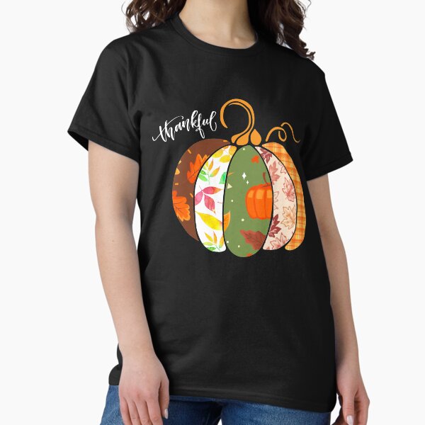 Item preview, Thankful, Thanksgiving Shirt, Pumpkin Fall & Autumn Shirt designed and sold by evaspark.