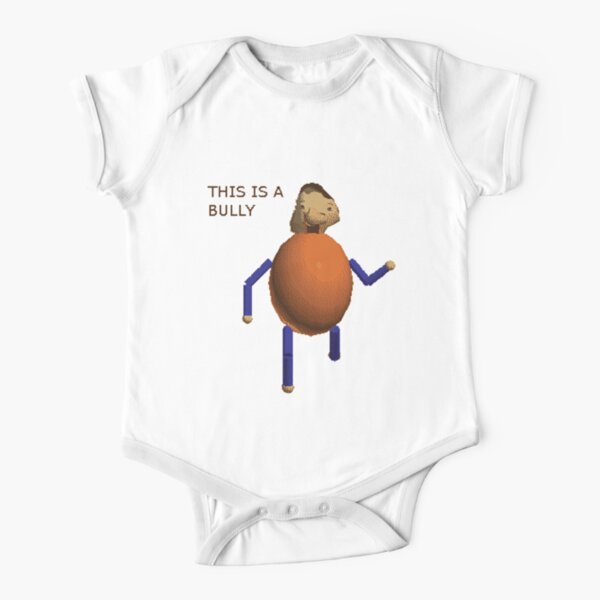 Baldis Short Sleeve Baby One Piece Redbubble - why i bully bloxburg short film roblox story youtube