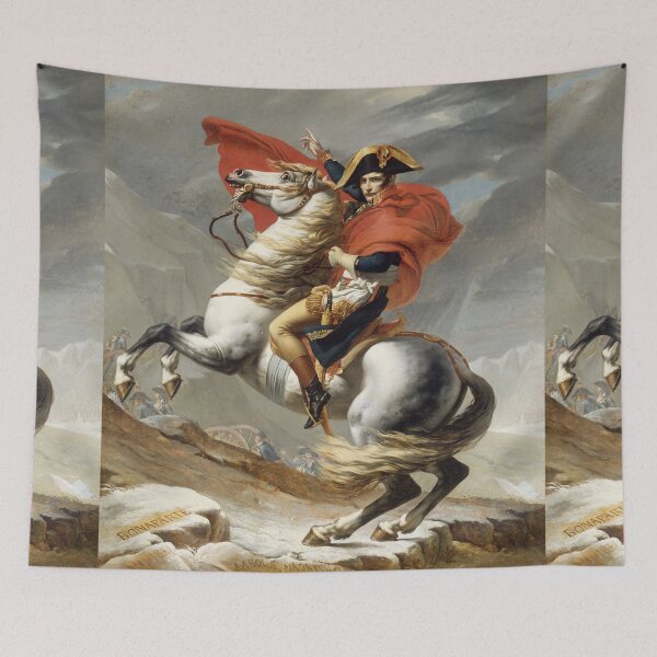 Item preview, Napoleon Crossing the Alps - Jacques-Louis David designed and sold by themasters.
