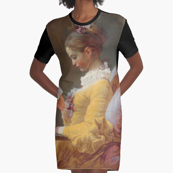 Vista previa del artículo con la obra «Una joven leyendo - Jean-Honoré Fragonard», diseñado y vendido por themasters.