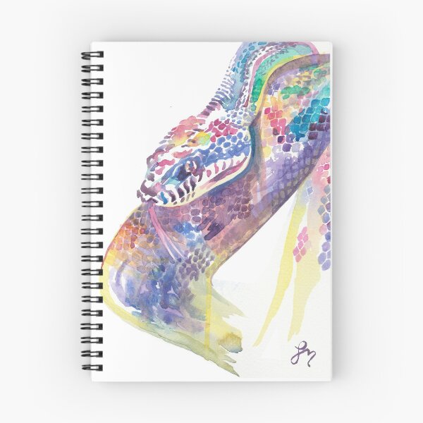 Item preview, Black Python in multicolour designed and sold by Sarah Marsh.