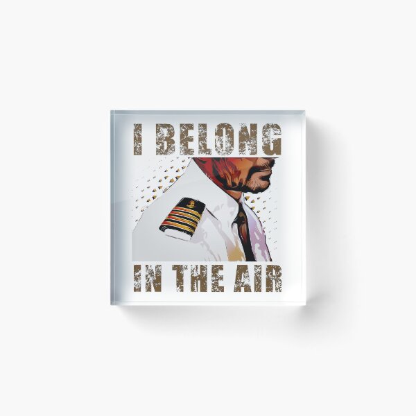 Item preview, I Belong In The Air Pilot Gift designed and sold by dtino.