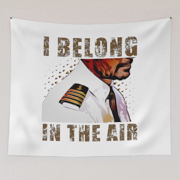 Item preview, I Belong In The Air Pilot Gift designed and sold by dtino.