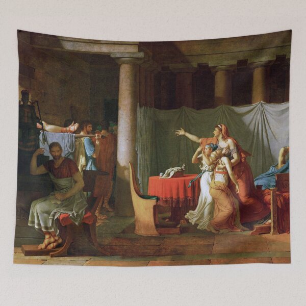 Item preview, The Lictors Bring to Brutus the Bodies of His Sons - Jacques-Louis David designed and sold by themasters.