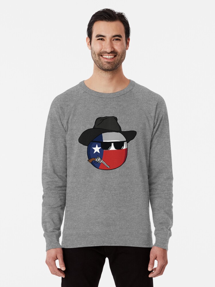 Texas Texasball Polandball Memes Funny Usa American Flag Poland Ball Meme With Gun And Cowboy Hat Memeball Hd High Quality Online Store Lightweight Sweatshirt By Iresist Redbubble Texas Texasball Polandball Memes Funny Usa American Flag Poland Ball Meme With Gun And Cowboy Hat Memeball Hd High Quality Online Store Lightweight Sweatshirt By Iresist Redbubble