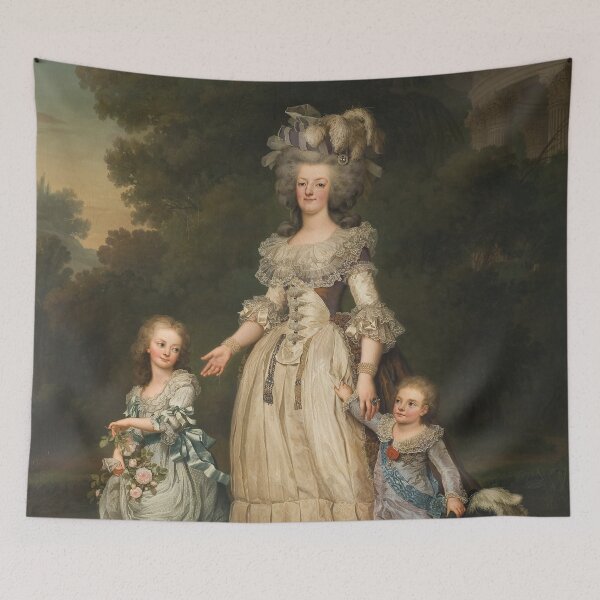 Item preview, Marie Antoinette of France and two of her Children Walking in The Park of Trianon - Adolf Ulrik Wertmüller designed and sold by themasters.