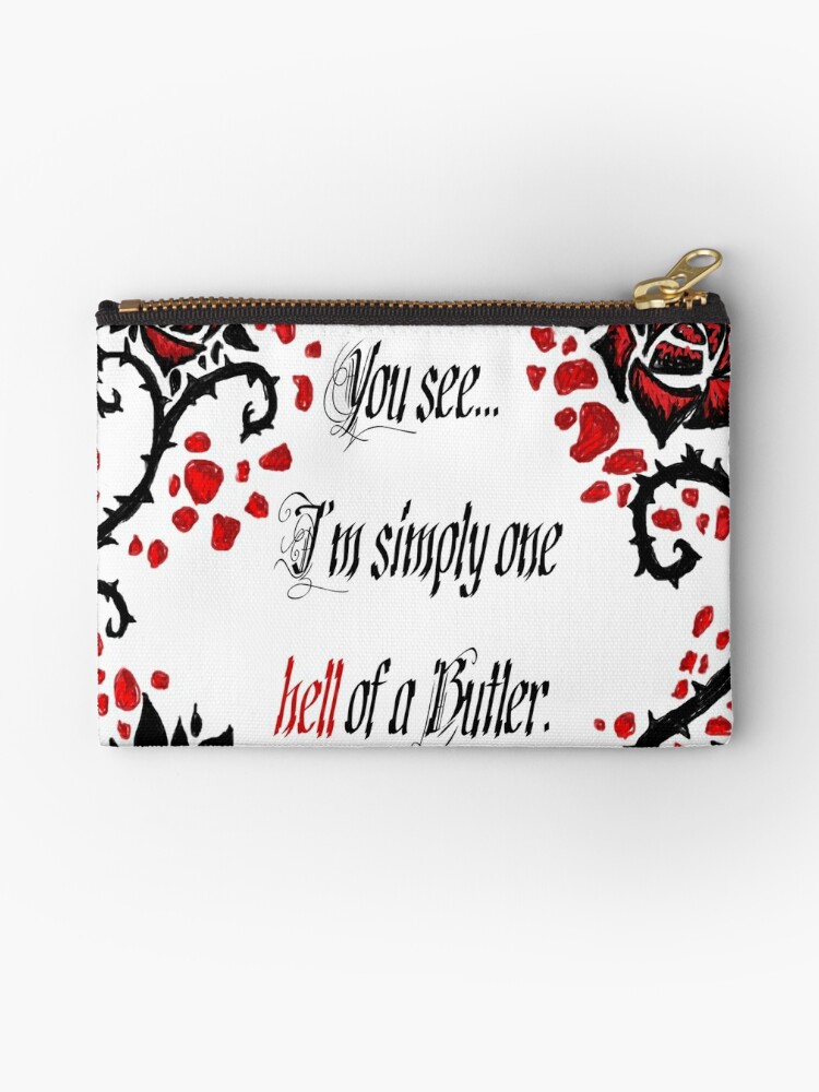 Pochette Black Butler Tout Simplement Un Enfer D Un Majordome Citation Par Climbtheivy Redbubble