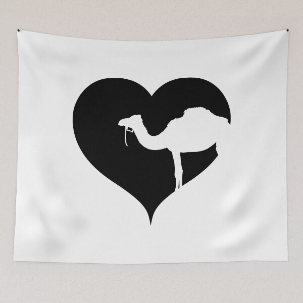 Item preview, Heart Camel Camel designed and sold by RetroFuchs.