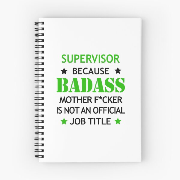 Item preview, Supervisor Badass Funny Birthday Christmas Gift designed and sold by smily-tees.