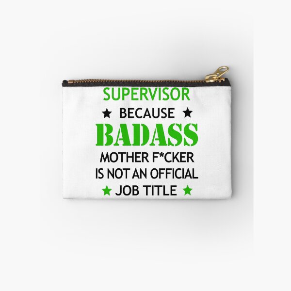 Item preview, Supervisor Badass Funny Birthday Christmas Gift designed and sold by smily-tees.