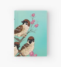 Sakura Sparrows Hardcover Journal