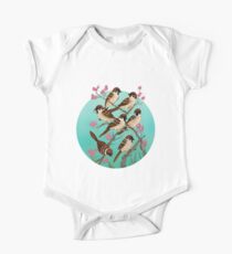 Sakura Sparrows One Piece - Short Sleeve