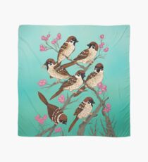 Sakura Sparrows Scarf